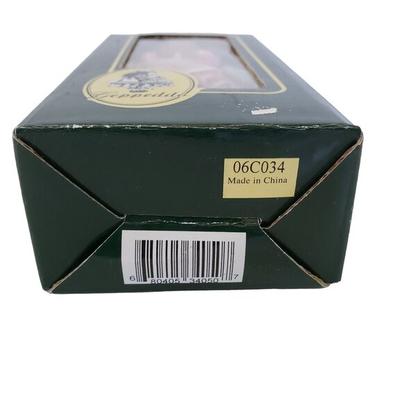 Geppeddo Collectible Porcelain Ballerina Doll 7" Pink Dress & Ballet Shoes Boxed - Picture 5 of 11